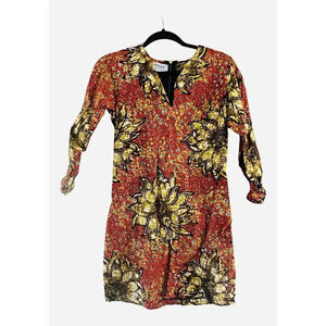 Nashona African Made In Tanzania Mini Dress Size Small